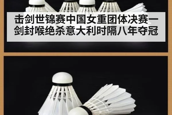 击剑世锦赛中国女重团体决赛一剑封喉绝杀意大利时隔八年夺冠